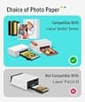Liene M100 Wireless Dye-Sublimation 4x6 Photo Printer Edition with 100-Sheet Media Pack