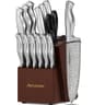 Astercook 15-Piece German Stainless Steel Knife Set with Laser Damascus Pattern