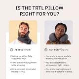 Trtl Scientifically Proven Super Soft Lateral Support Travel Neck Pillow