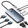 Selore Quad Display Triple Monitor Docking Station with 100W PD and Gigabit Ethernet