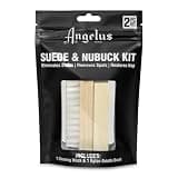 Angelus Suede & Nubuck Cleaner Kit with Stain Eraser Block and Nylon Bristle Brush