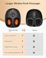 COMFIER 2026 Shiatsu Foot Massager with Heat and Compression (Size 15)