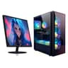 STGAubron Gaming PC Bundle with Intel Core i7, RTX 3050, 24" FHD Monitor