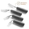 Special Supplies 4-Piece Weighted Adaptive Kitchen Utensil Set in Grey