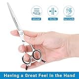 HASHIMOTO 6.5-Inch Curved Dog Grooming Scissors for Precision Shaping Tasks