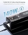 ZOUPW 99.9Wh 27000mAh Portable Laptop Power Bank with 100W AC Outlet