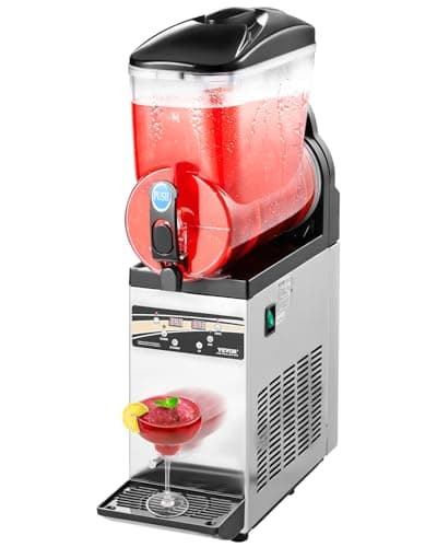 VEVOR 15L Single-Tank Commercial Slushie Machine with Dual Mode Settings