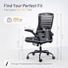 QLTPLUS Ergonomic Office Desk Chair with Molded Foam and Lumbar Support