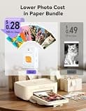 iDPRT CP4100 4x6 Wireless Thermal Instant Photo Printer with Dual Connectivity
