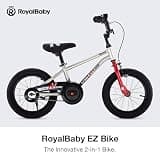 RoyalBaby EZ Kids Convertible Balance and Pedal Bicycle, 14-Inch Frame