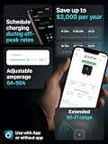 EVIQO 48 Amp Hardwired Level 2 EV Charger with Smart App Control & IP66 Weatherproof
