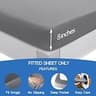 Coldwind Jersey Knit Microfiber Fitted Sheet for Thin Sofa Bed Mattress