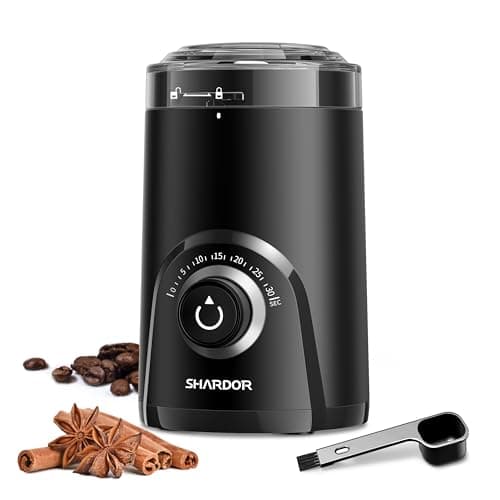 SHARDOR Electric 70g Large Capacity Coffee and Spice Grinder with Timer