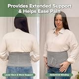 haakaa Postpartum Belly Band and Back Support Wrap for C-Section Recovery