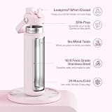 ENCOOL 26 oz Insulated Stainless Steel Water Bottle with Foldable Handle