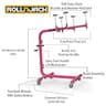 RollnJack Freestanding Mobile Hard Top Remover Lift for Jeep & Bronco