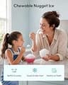 EUHOMY Sonic Countertop Nugget Ice Maker with 44 lbs Daily Ice Production