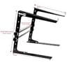 RockJam RJLP1 Adjustable Heavy-Duty Steel DJ Laptop Stand for Club Booths