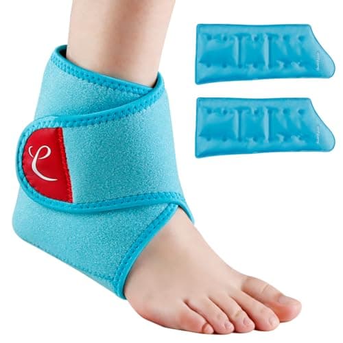 Comfytemp Ankle Ice Pack Brace System with Alternating Cooling Inserts