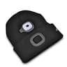 Etsfmoa Unisex USB Rechargeable LED Beanie Cap with 3 Brightness Modes