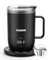 Nuwave Smart Rechargeable Heated Coffee Mug with Brewing Presets, 16oz