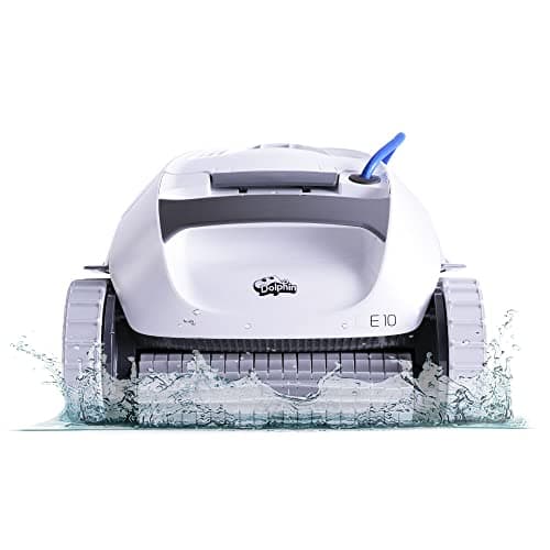 Dolphin E10 Automatic Corded Robotic Pool Vacuum Cleaner for Above Ground Pools
