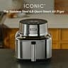 Cosori Iconic Stainless Steel 6.5-Quart Smart Air Fryer with Advanced DC Motor