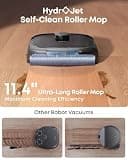 eufy E25 Robot Vacuum and Mop Combo with HydroJet Tangle-Free Roller and AI Navigation