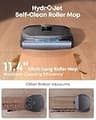 eufy E25 Robot Vacuum and Mop Combo with HydroJet Tangle-Free Roller and AI Navigation