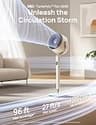Dreo Omni-Directional Smart Pedestal Fan with Wi-Fi and Voice Control