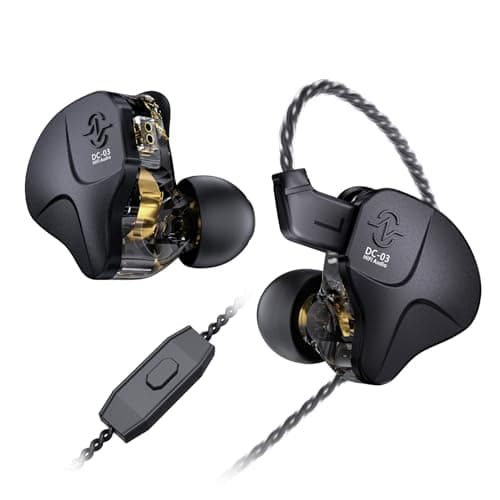 CCZ DC03 Dual Magnetic Dynamic Driver Gaming In-Ear Monitors With Microphone
