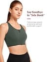 Yvette Front Closure High Impact Supportive Sports Bra for Large Busts