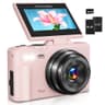 Gavonde 4K WiFi Digital Camera with 64MP, 18X Digital Zoom and Built-in Flash