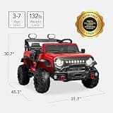 Best Choice Products Kids 24V 2-Seater Electric Ride-On Truck with Remote Control