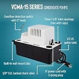Little Giant VCMA-15ULST Heavy-Duty Automatic Condensate Removal Pump System