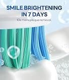 Bymore Rechargeable Adult Sonic Electric Toothbrush with 8 Brush Heads