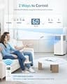 Feelfunn 8,000 BTU Ultra-Quiet Portable Air Conditioner and Dehumidifier