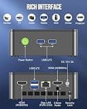 GMKtec Nucbox G3 Pro Mini PC, Intel Core i3-10110U, 8GB DDR4 RAM, 256GB SSD