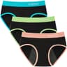 INNERSY Heavy-Duty Cotton Menstrual Period Panties, Extended Coverage 3-Pack