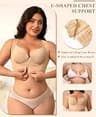 DERCA Breathable Posture Corrector and Chest Support U-Shaped Bra Vest