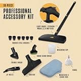 McCulloch MC1275 Heavy-Duty Canister Steam Cleaner for Automotive Detailing