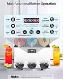 VEVOR 45L Triple-Tank Commercial Slushy Machine with Digital Temp Controls