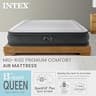 Intex Mid-Rise Dura-Beam Deluxe 13-Inch Queen Air Mattress with AC Pump