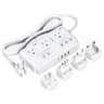 TESSAN 7-in-1 2000W Travel Voltage Converter and Plug Adapter Combo Unit