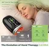 Feelatrix Rechargeable Hand Massager with Finger Stretching & Deep Kneading