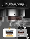 Neretva Vintage-Inspired 20-Bar Espresso Machine with LED Temperature Monitor