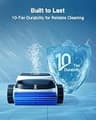 ECOVACS Ultramarine P1 Cordless Robotic Pool Vacuum with 4800 GPH Suction