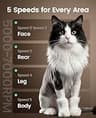 oneisall 5-Speed Quiet Pet Grooming Clipper for Matted Cat Hair and Thick Coats