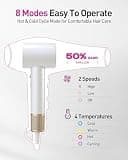 Zibtes High-Speed 160,000 RPM Brushless Hair Dryer with Active Plasma Tech