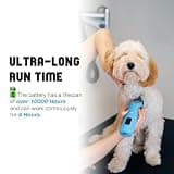 FuzzyFix Professional 2-Speed Dog Clippers for Thick Curly & Matted Coats